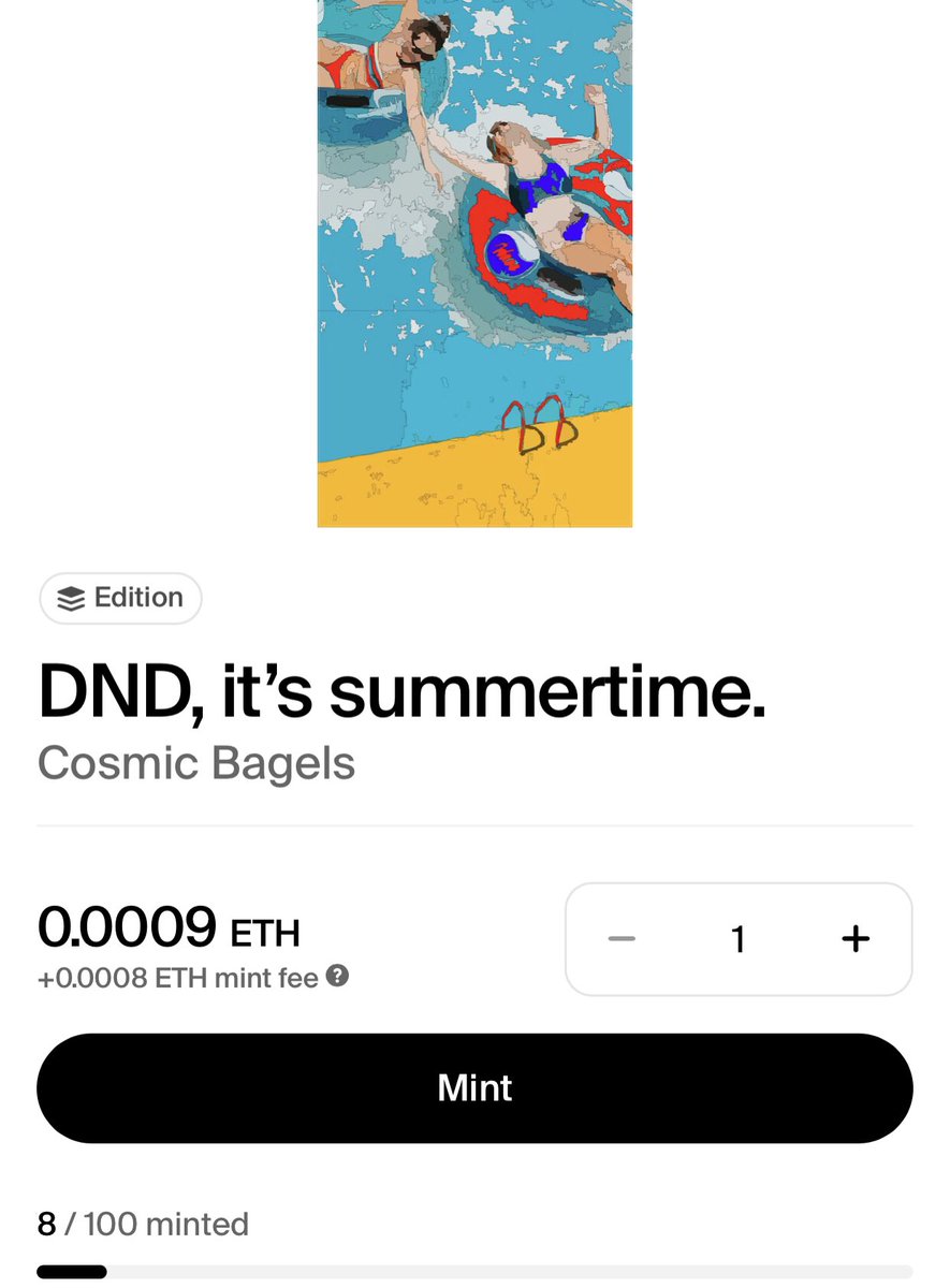 Excited to share that DND on <a href="/foundation/">Foundation 🌐</a> curated for Eternal Summer’24 by <a href="/juujuumama/">sierrarenee ayọ ṣádé (billie arc)</a> for <a href="/base/">Base</a> onchain summer has been minted 8times so far. 

Y’all wanna make it double digit mints?

See link in replies. 🙏🏾