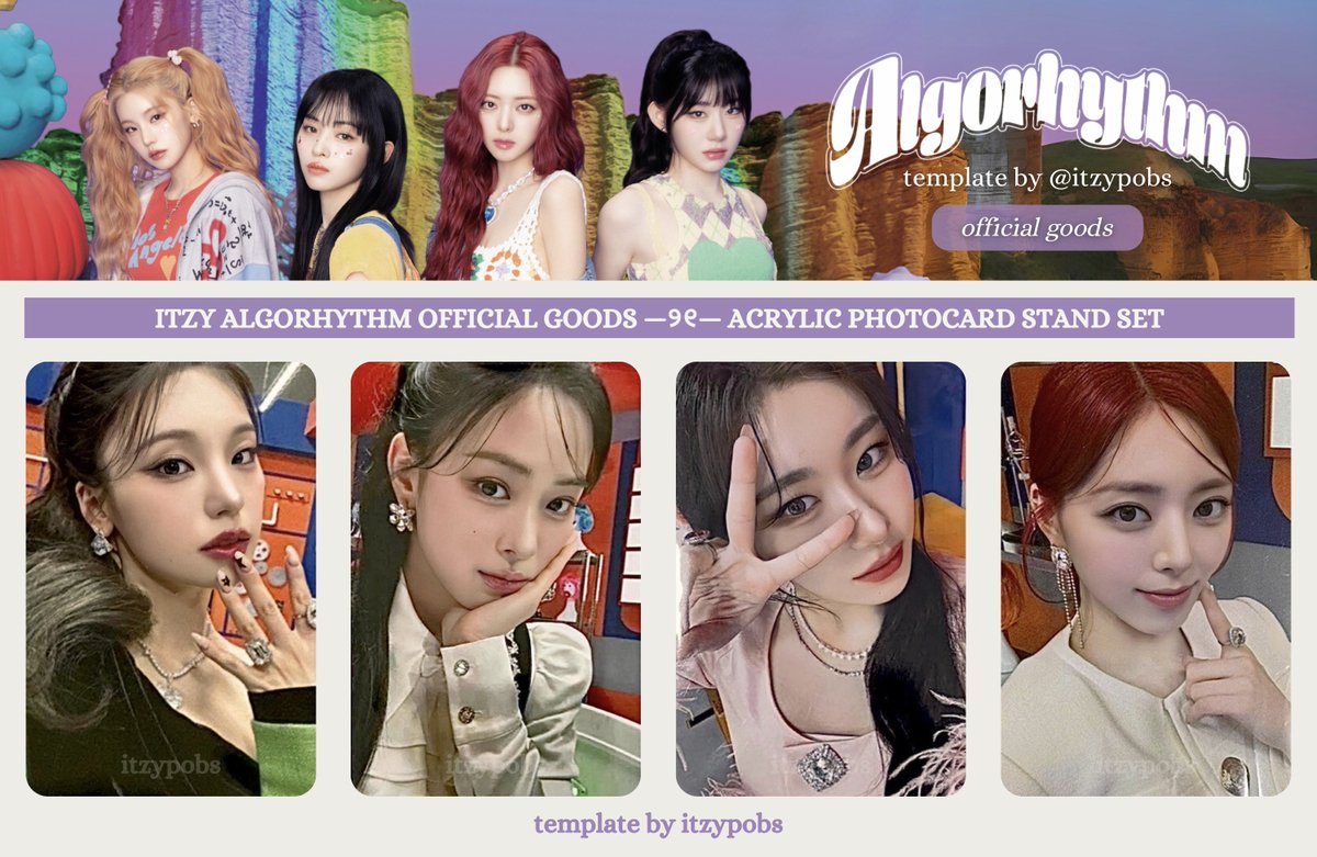 ☆ITZY☆Algorhythm フォトカードスタンドセット☆ 商品詳細ページ | ITZY JAPAN OFFICIAL SHOP | JYP JAPAN POPUP STORE