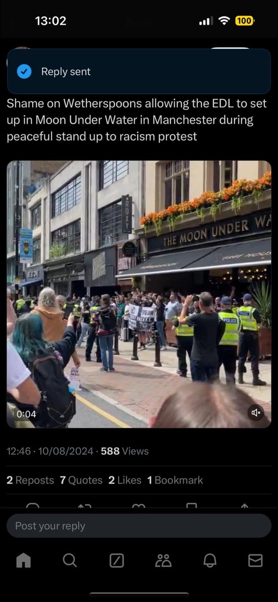 Football fans following a lower league club been called racists. This is how quick you can start a riot #