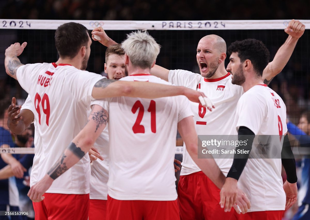 An Olympic medal 🥈 after 48 years is an amazing feat! This Polska 🇵🇱 roster did that. Hold your heads up high, boys! #Paris2024