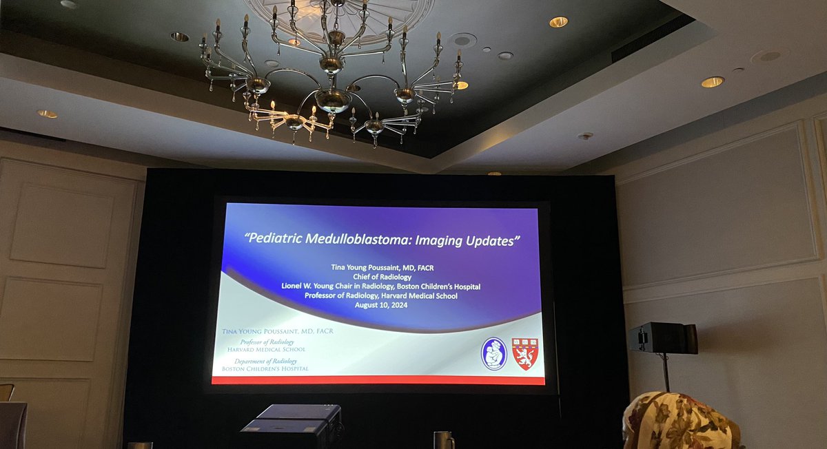 Felice D'Arco (@felicedarco) on Twitter photo Morning pediatric neuroradiology session at <a href="/TheENRS/">The Eastern Neuroradiological Society</a>: medulloblastoma update with <a href="/TYPoussaintMD/">Tina Young Poussaint, MD, FACR</a> ! Morning pediatric neuroradiology session at <a href="/TheENRS/">The Eastern Neuroradiological Society</a>: medulloblastoma update with <a href="/TYPoussaintMD/">Tina Young Poussaint, MD, FACR</a> !