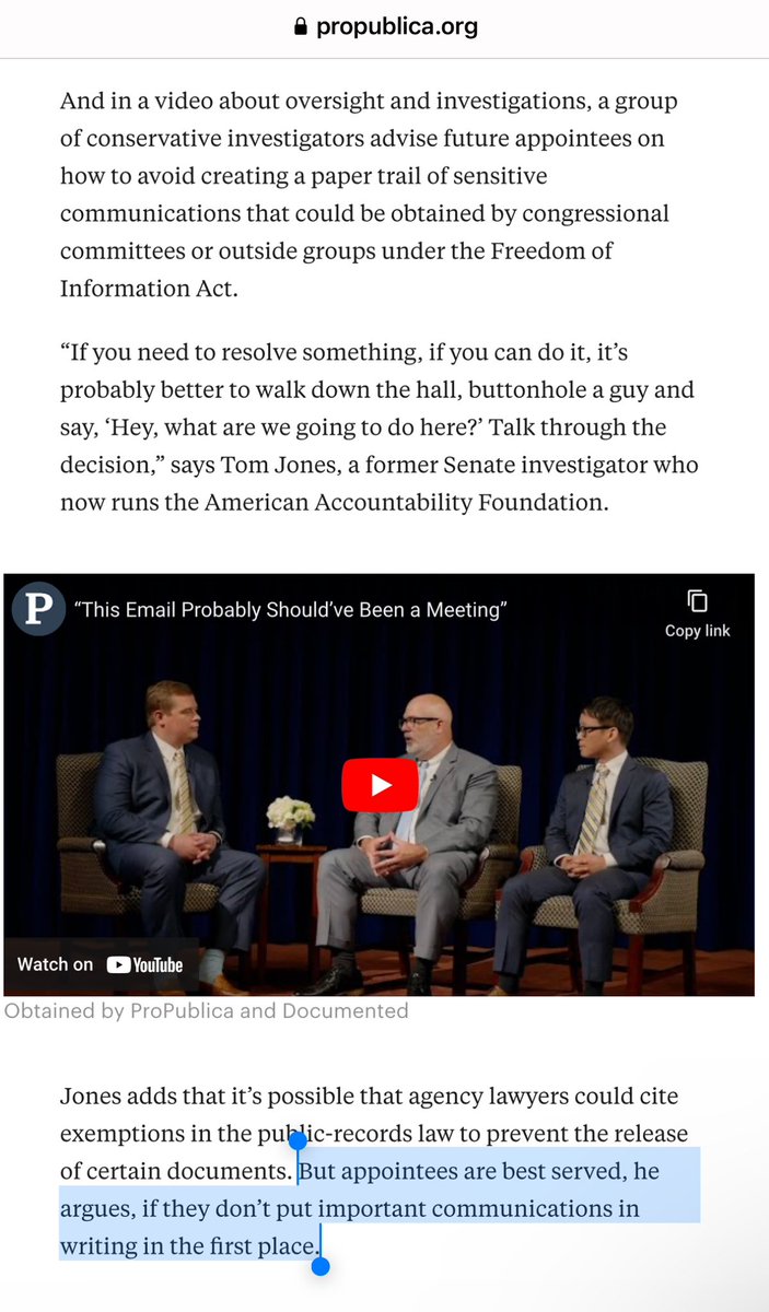 MsMalarkey24's tweet image. Ask yourself &amp;amp; everyone you know if they want to live under a presidency that plans “to avoid creating a paper trail of sensitive communications that could be obtained by congressional committees or outside groups under the Freedom of Information Act.”

Then #GoogleProject2025 &amp;amp;…