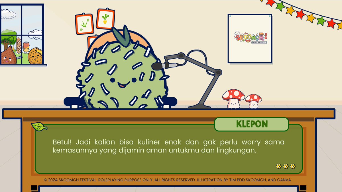 ️️ ️

️️ ️️
🎀🎙️: Oh ya, ngomongin Leafure Company dengar-dengar mereka baru ngeluarin produk terbaru mereka yang food grade dan sudah lolos uji BPOM dan standar Jepang. Betul atau betul, Pon?
️️ ️

️️ ️️