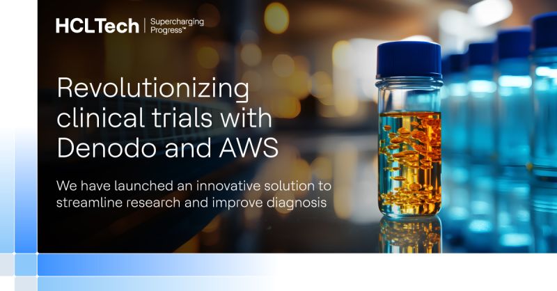 ajayjp's tweet photo. HCLTech has partnered with Denodo and AWS and launched an advanced solution for clinical trials and diagnosis. Learn how this initiative will empower pharmaceutical companies and healthcare providers: https://t.co/1o3S7ew5nJ https://t.co/3dyaD7u0j8