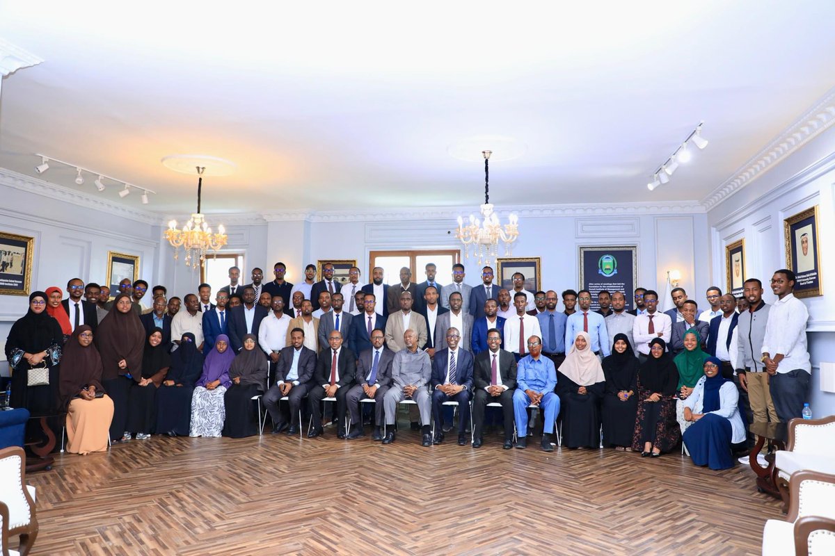 AMohaidinAhmed's tweet photo. Bismillah! 
I’m honored to officially assume the role of 4th Rector of SIMAD University. Deep gratitude to Amb. Dr. Dahir Hassan for his exceptional leadership. I’m committed to advancing academic excellence, innovation, and sustainability. Thank you all for your support. https://t.co/JiWV7hAO3b