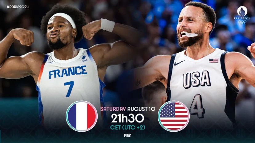 Mario Castelli (@mariocastelli) on Twitter photo Pronti per la finale Olimpica maschile? Dopo lo spavento contro la Serbia, gli Stati Uniti vanno a caccia del quinto oro consecutivo sfidando la rediviva Francia padrona di casa.
Appuntamento alle 21.15 su Eurosport 1, Eurosport 6 e Discovery+ assieme ad <a href="/AMenego11/">Andrea Meneghin</a> 🙌🏻 Pronti per la finale Olimpica maschile? Dopo lo spavento contro la Serbia, gli Stati Uniti vanno a caccia del quinto oro consecutivo sfidando la rediviva Francia padrona di casa.
Appuntamento alle 21.15 su Eurosport 1, Eurosport 6 e Discovery+ assieme ad <a href="/AMenego11/">Andrea Meneghin</a> 🙌🏻