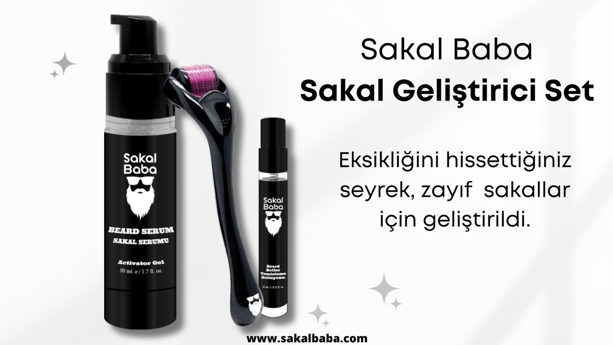 SakalBabaCom's tweet photo. Eğer kıl kökleriniz varsa, köselik durumunuz yoksa, genetik hormonel bir durum olduğunu düşünmüyorsanız kendinize şans tanıyın ve Sakal Baba Sakal Geliştirici Setimizi kullanın.
https://t.co/3TPf6lyWAx
#sakalbabacom #sakalbaba #sakalserumu #sakal #sakalçıkarma #erkekbakım https://t.co/lerA0S8xyY