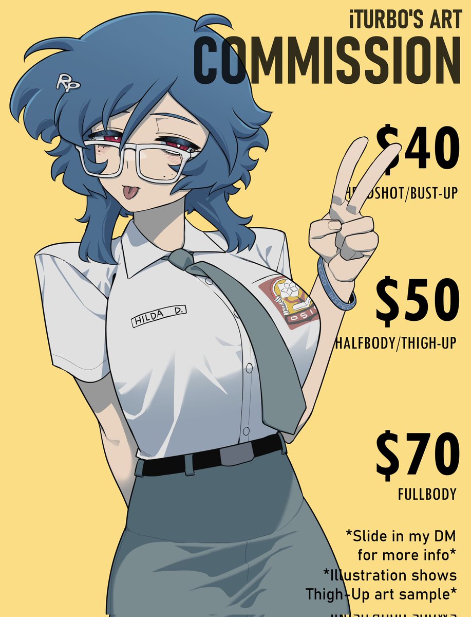 Hey hey people, Turbo here. I'm opening cmms again with a slight price increase since the last one. DM me if you're down, I can draw pretty much anything outside of this menu with negotiable price.