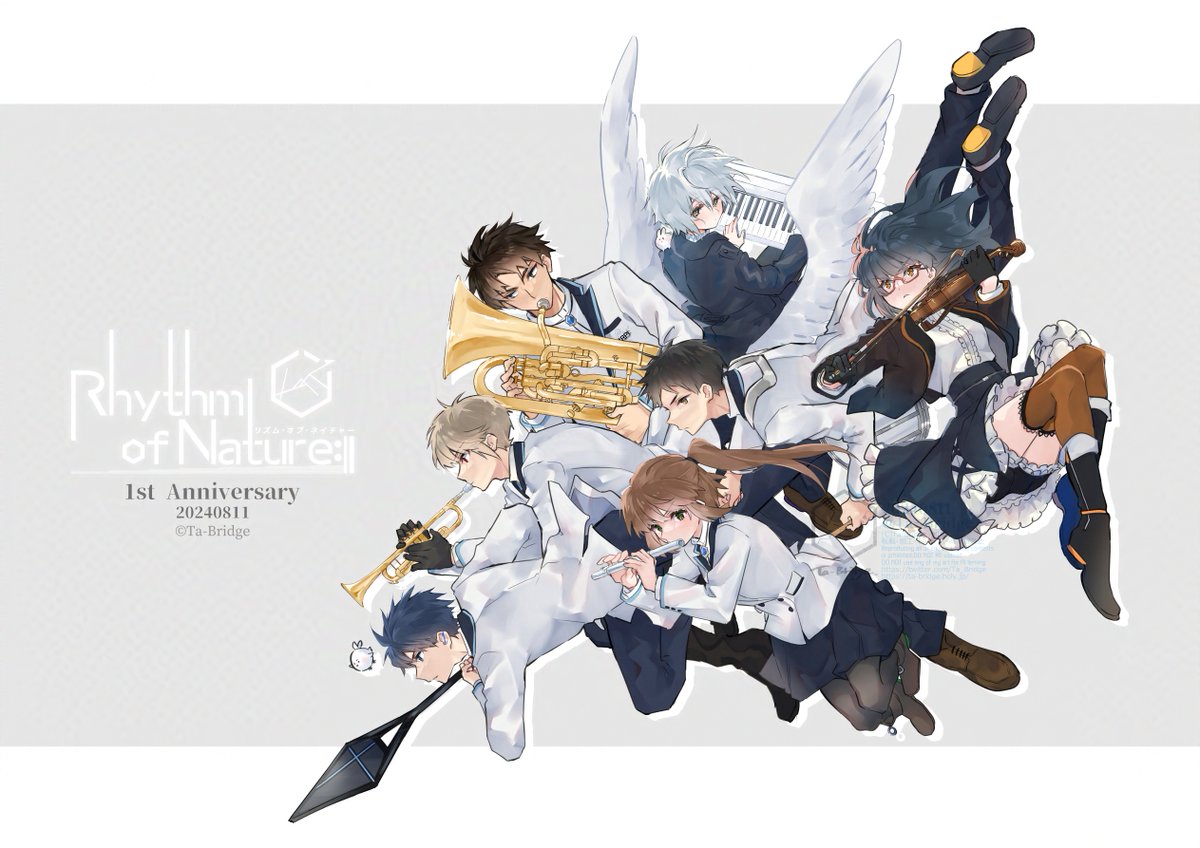 Ta_Bridge's tweet image. 音楽救助隊漫画『Rhythm of Nature』の始まりから、1年が経ちました。
当作品をそっと見守って頂いたり、ご購読をして頂きまして、心より感謝を申し上げます。
また新たな一年、姿勢を正して物語の執筆に尽力いたします。もしも、この物語がお役に立てることが出来そうでしたら、幸いに存じます。