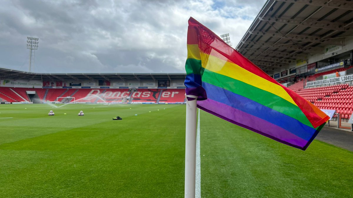 🎉 Rovers and Dons aren’t the only party in town today! 

We hope everyone in our city and visiting our city for Doncaster Pride today have a fantastic day and hopefully some of you make it over to a game soon 🌈 

🔴⚪️ @Doncaster_Pride #DRFC