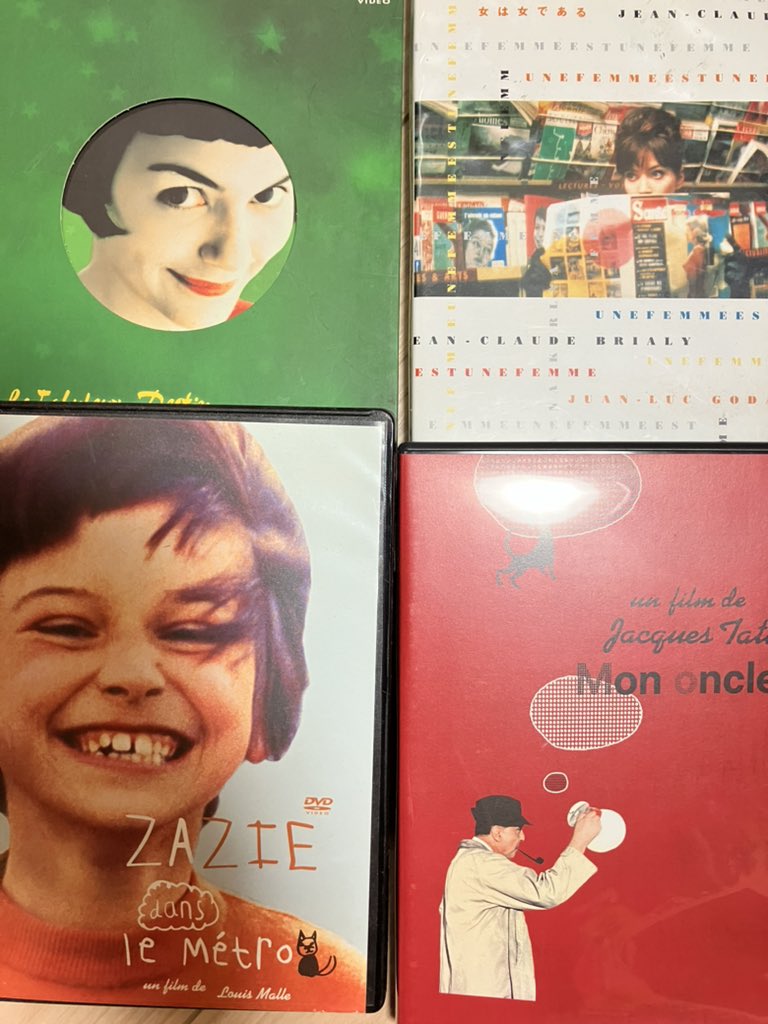 #並べてみた
#フランス映画 関連  #パリオリンピック