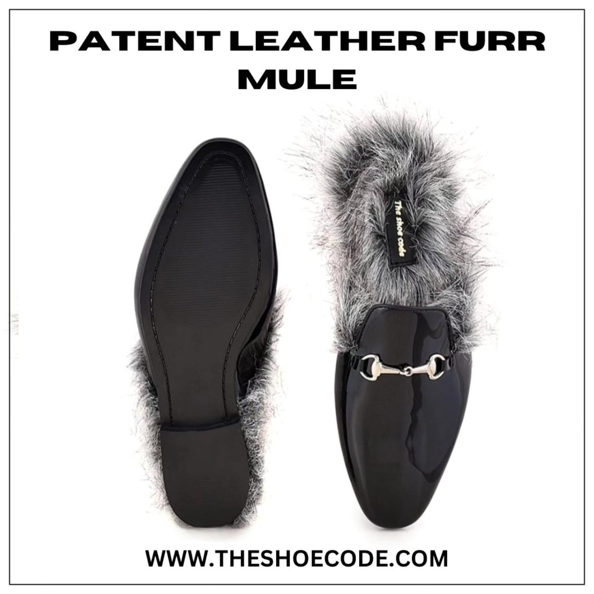 Theshoecode1's tweet image. Stylish Patent Furr Mule Shoes 💯 
__________________________________
Size - 6 to 11
Material - Patent leather 
Website - theshoecode.com
__________________________________
#mulesofinstagram #mule #muleshoes #muleformen #leathermules #mulesshoes