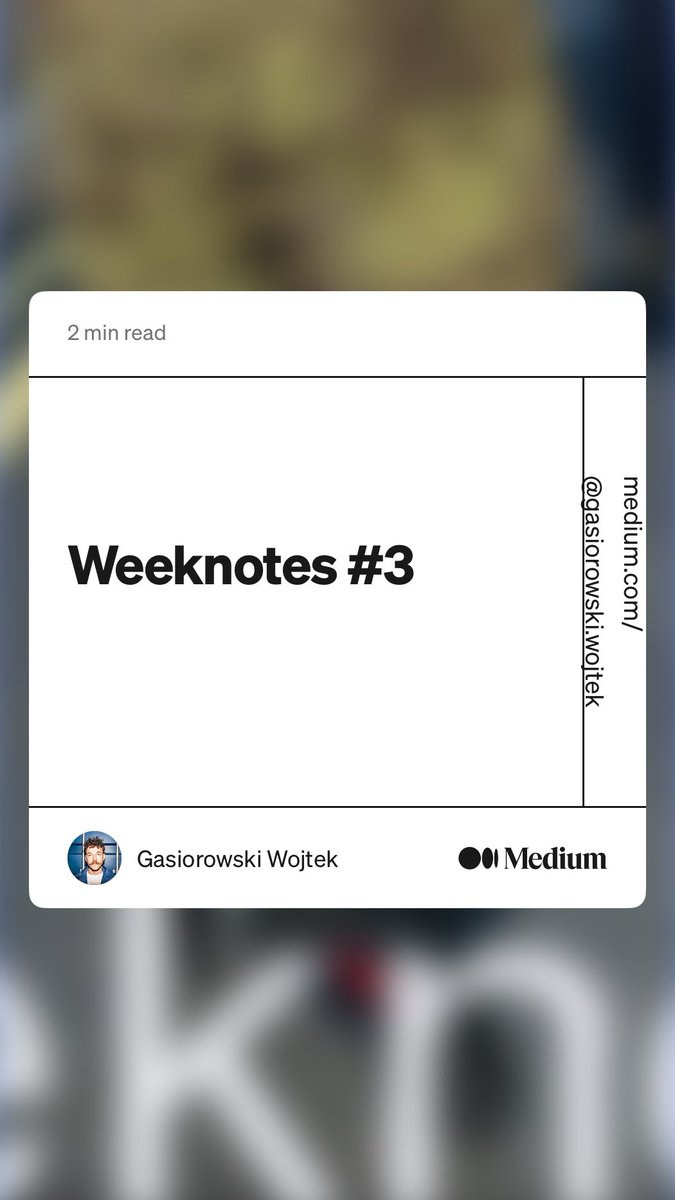 wojototo's tweet image. Weeknotes nr3 are here - Burryman, NotBoring and Olympic brand