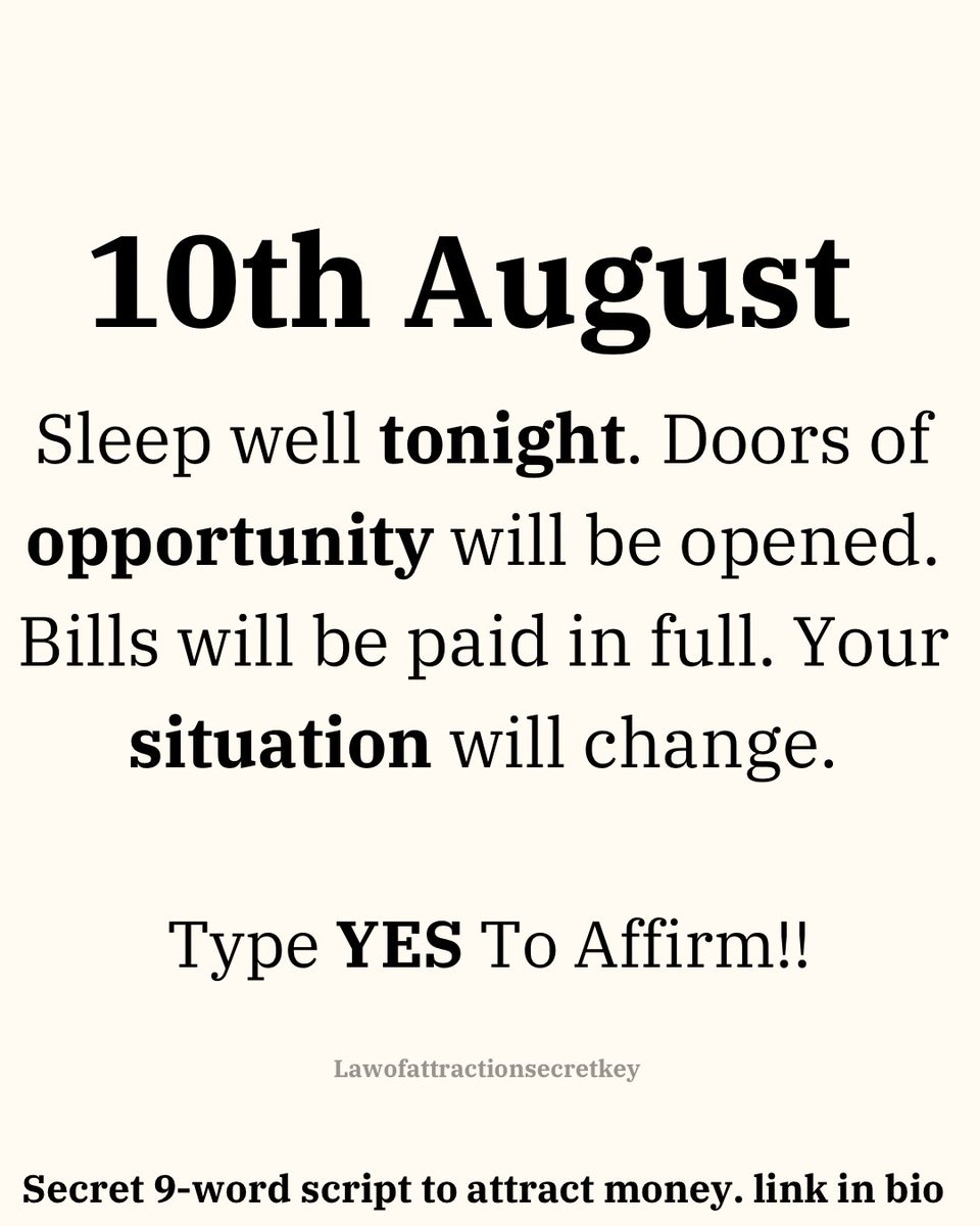 Type Yes To Affirm!! 🍀💫🎁