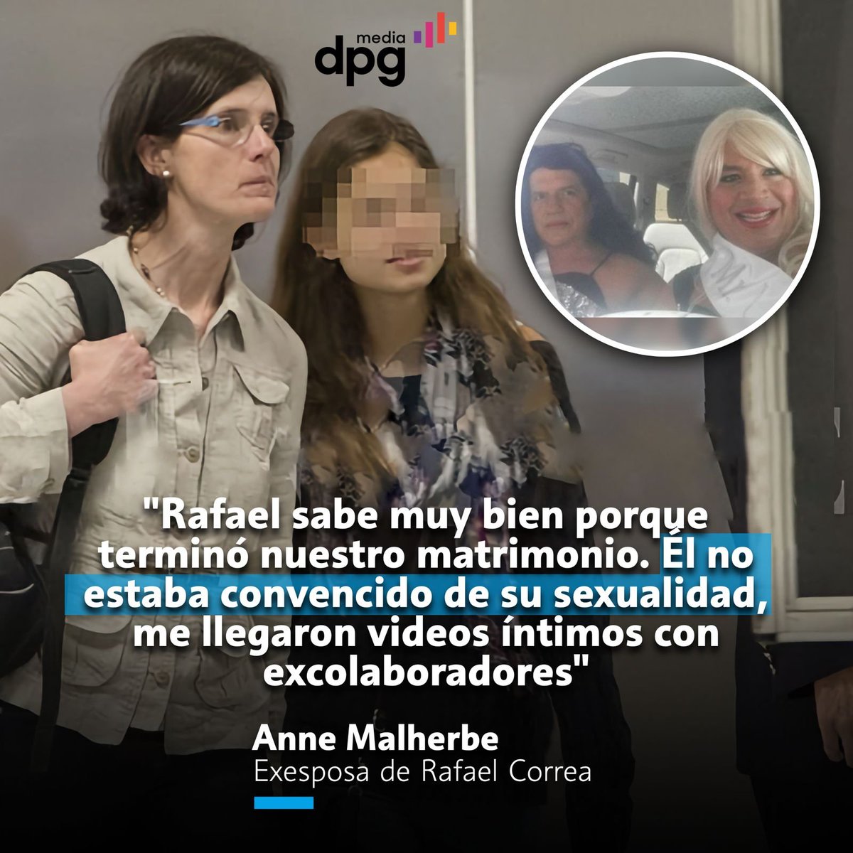 FullDemocracia's tweet image. 💣Bomba.
Hoy 10 agosto, la ex esposa del Prófugo de la justicia ecuatoriana,  en exclusiva a un medio belga, confesó que se divorció de Rafael Correa, &quot;ya que no era un hombre normal en el matrimonio, tenía desviaciones y luchaba por sus acostumbradas relaciones con persona del…