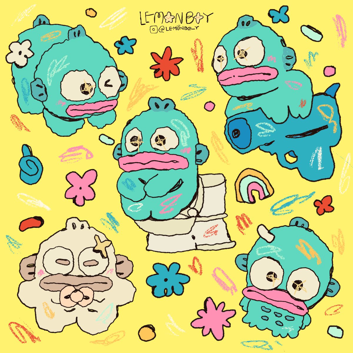 poorly drawn hangyodon 💧

🎣 instagram: @ lemonbo_y

#illustration #sanrio #HelloKitty