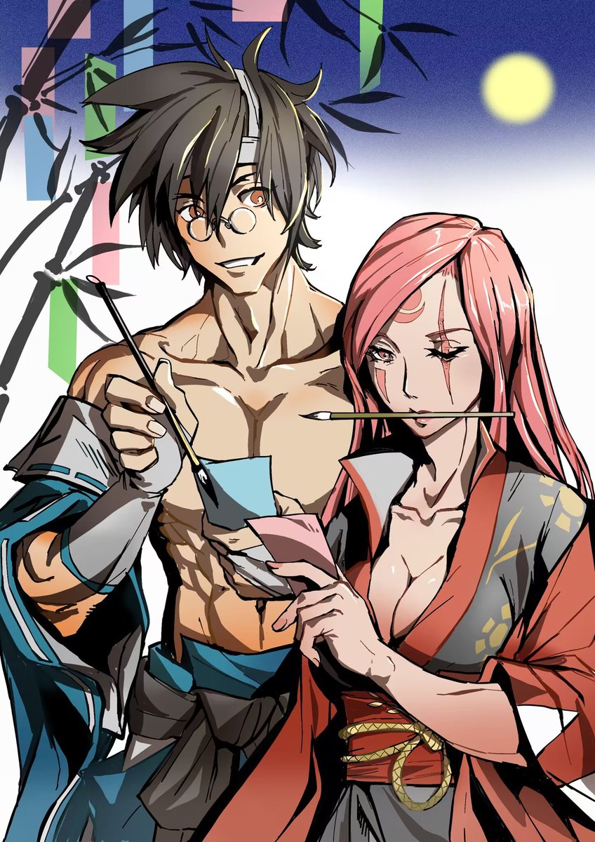 Lnnjm82_66X's tweet photo. 🎋七夕好啊🎋
#anjimito #baiken #anba
#ggst #guiltygear #御津闇慈 https://t.co/HbJoiFRSnq