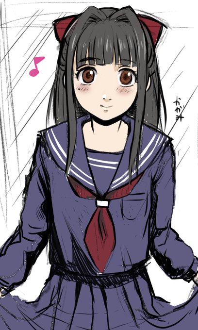 水木さんちに居候する沙代ちゃん(高校生)みたいなのが描きたかった 