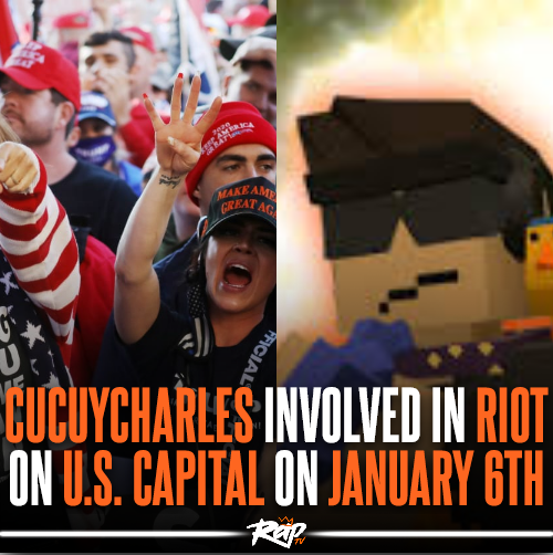 RapUnturned's tweet photo. Just in, MAGA supporter, @cucuycharles was INVOLVED in January 6th riots⁉️⁉️
@cucuycharles was allegedly involved in riot, and this was allegedly the reason why the Unturned Podcast had ended❗️
I guess Staswale is a little more woke then we thought... https://t.co/hqcdIsjH5Z