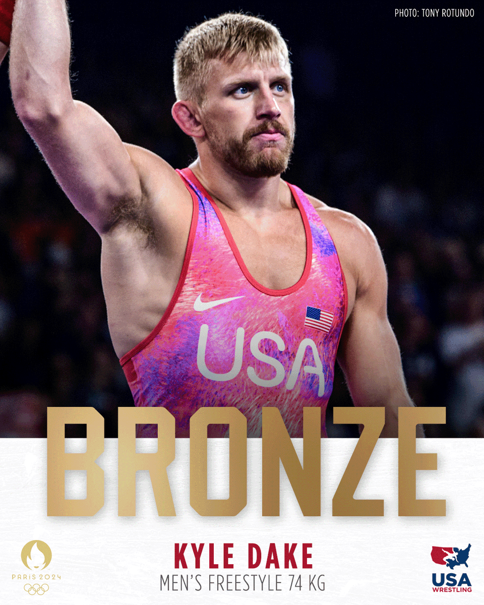 Cabolov placed on the shot clock. The referees confer, give Cabolov a step out, 1-1. Cabolov gets takedown, 3-1. USA challenge denied, Cabolov a 4-1 lead. Dake gets takedown, 4-3 Cabolov. Dake gets behind and launches Cabolov for five points, 10-4. Kyle Dake wins the bronze medal
