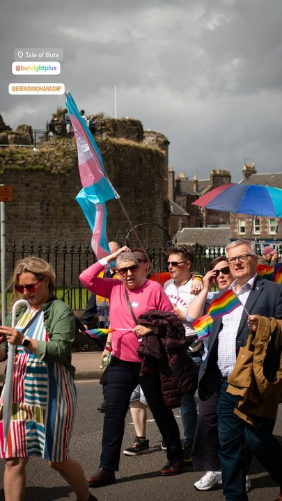 ButeLgbt's tweet photo. Here are a few pics from the #ButePride Parade today.
So pleased the rain held off.
Hope everyone had a good time.
#IloveBute #ButePride2024 https://t.co/JpoCEwUqA3
