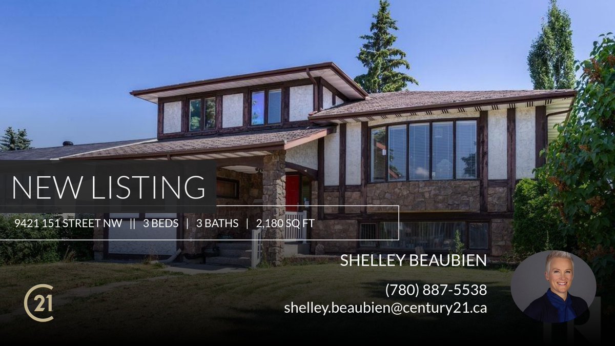 SRBeaubien's tweet photo. 📍 New Listing 📍 Take a look at this fantastic new property that just hit the market located at 9421 151 Street Nw in Edmonton. Reach out here or at (780) 887-5538 for more information

Shelley Beaubien, REALTOR®
Century 21 Master... https://t.co/lwk9PYmxOO https://t.co/bWH9F7gke0
