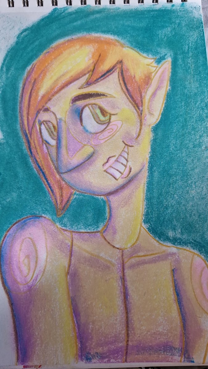 chafuleon's tweet photo. Premier test au pastel ! Et un petit dessin vs illustrateurice https://t.co/EvNmqdeIwu