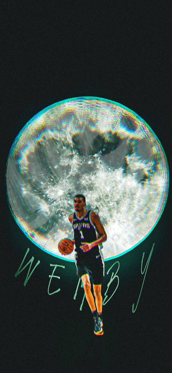 quax30's tweet photo. wemby wallpaper made by me👽🛸 https://t.co/XrA1CLoUe4