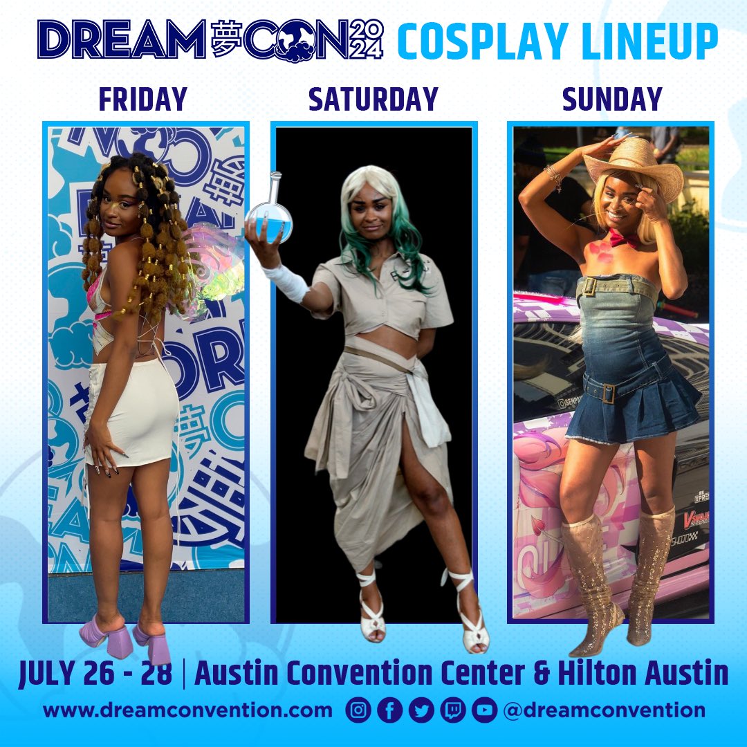 honeyhellavibey's tweet photo. Dreamcon 2024 cosplays ☁️✨ https://t.co/Z22ESp9ORe
