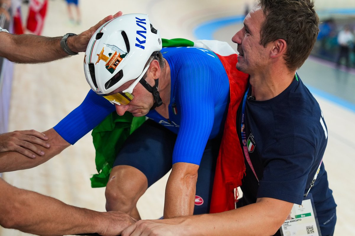 NetcompanyINEOS's tweet photo. This is what it means 🥹

#Paris2024 #CyclingTrack https://t.co/ZITWR7nmWZ