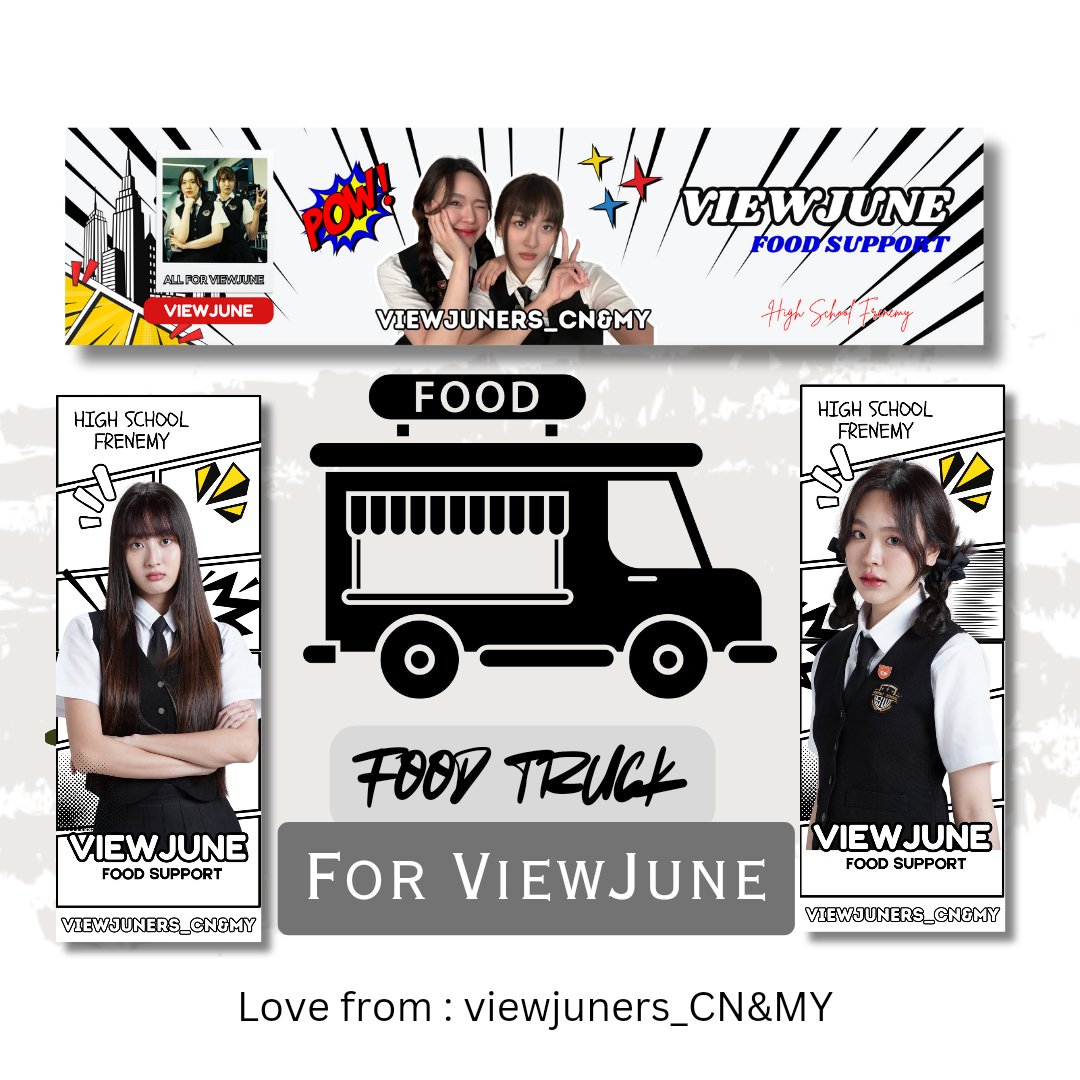 📢【FOOD TRUCK FOR VIEWJUNE 】

There will be a foodtruck going on 11 August 2024 for viewjune and staff tmr🩵🤍

Enjoy the food and susu na ka 

#viewjune #วิวจูน