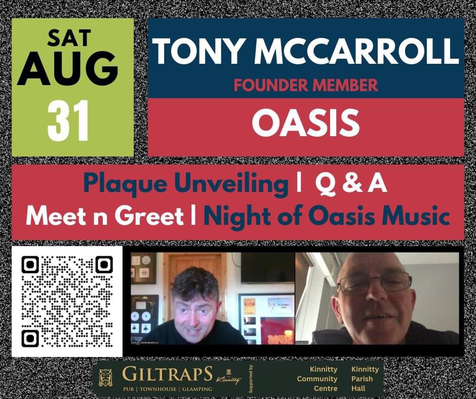 John McFadden™️ (@johnmcfadden09) on Twitter photo Just finished a Zoom with <a href="/TonyMcCarrolls/">Tony McCarroll</a> about the plaque unveiling and Q & A. Considering the look on my face, I think that was when Tony recounted a question he was asked at a previous Q & A event. #DefinitelyMaybe
<a href="/johnclendennen/">John Clendennen 🇪🇺🇮🇪</a> @AnthonyOTRT
willwego.com/tony-mccarroll… Just finished a Zoom with <a href="/TonyMcCarrolls/">Tony McCarroll</a> about the plaque unveiling and Q & A. Considering the look on my face, I think that was when Tony recounted a question he was asked at a previous Q & A event. #DefinitelyMaybe
<a href="/johnclendennen/">John Clendennen 🇪🇺🇮🇪</a> @AnthonyOTRT
willwego.com/tony-mccarroll…