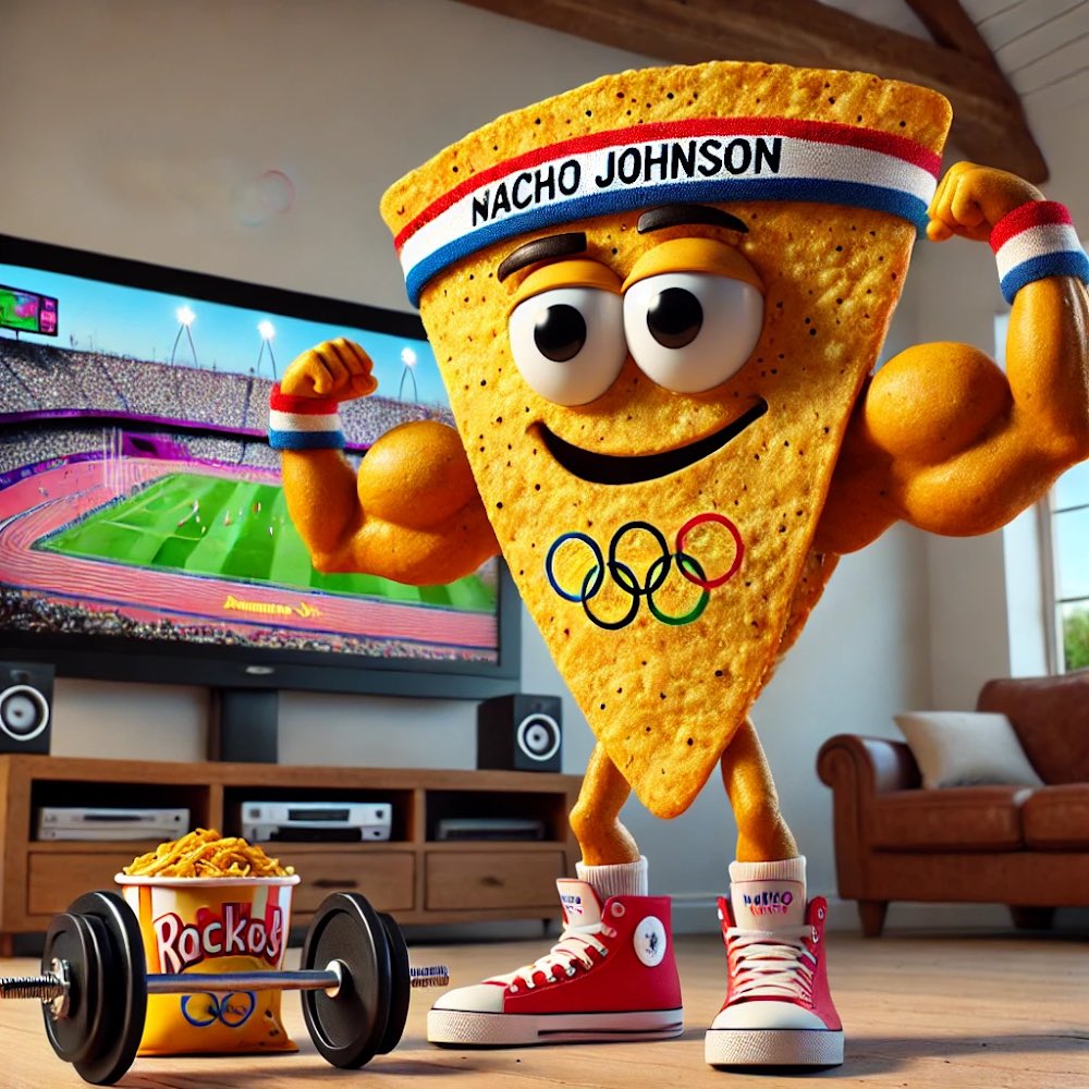 Nachojohnson435's tweet photo. Nacho is ready for the @usabasketball Gold game and track events #kingnacho #lenacho #100mnacho #nachorelay https://t.co/e2lmy6osij