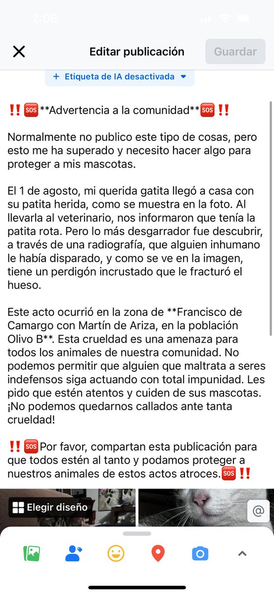 Lissfgg's tweet photo. ‼️🆘**Advertencia a la comunidad**🆘‼️

https://t.co/9tTed7CTg1

‼️🆘Por favor, compartan esta publicación para que todos estén al tanto y podamos proteger a nuestros animales de estos actos atroces.🆘‼️
#sanbernardoinforma #sanbernardo #ilegal #maltratoanimal https://t.co/L9ZECl9ATU