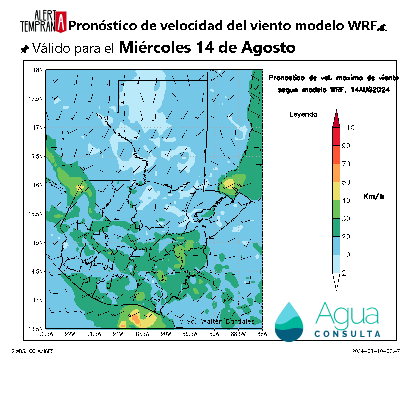 AlertaGt502's tweet photo. 2🇬🇹📝 Onda Tropical 29 dejará lluvias importantes y vientos fuertes los días miércoles 14, jueves 15 y viernes 16 de agosto, se recomienda precaución para no ser sorprendidos por el tiempo severo
#ClimaGt #TraficoGt #LluviasGt
#OT29 #OndaTropical29 https://t.co/6iTOLn9Vmz