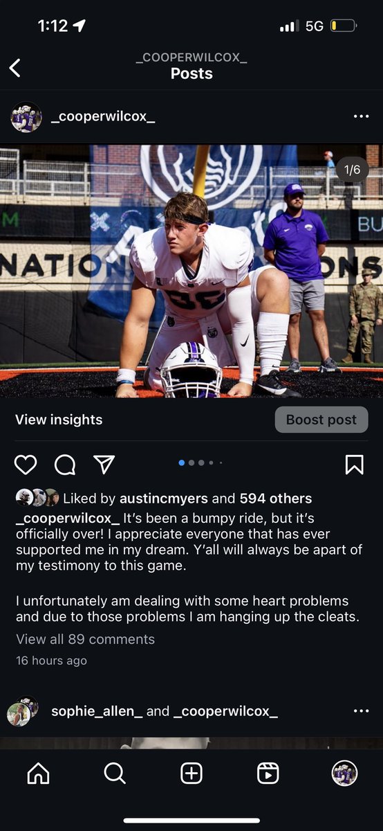 CooperWilcox5's tweet photo. God tests you in the strangest ways, but he only gives you things that he knows you can handle. I love this game more than anyone can imagine. I will not be out worked in anything I do. 🖤 https://t.co/v71ZOtvPb9