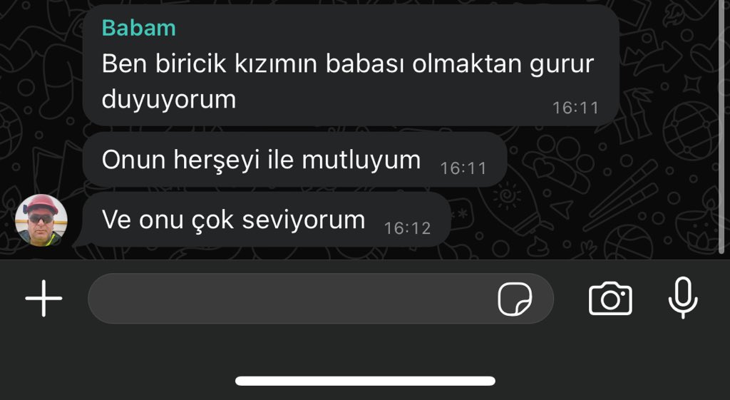 EPEyi geçemediğimi söylediğimde böyle demiyodun ama baba