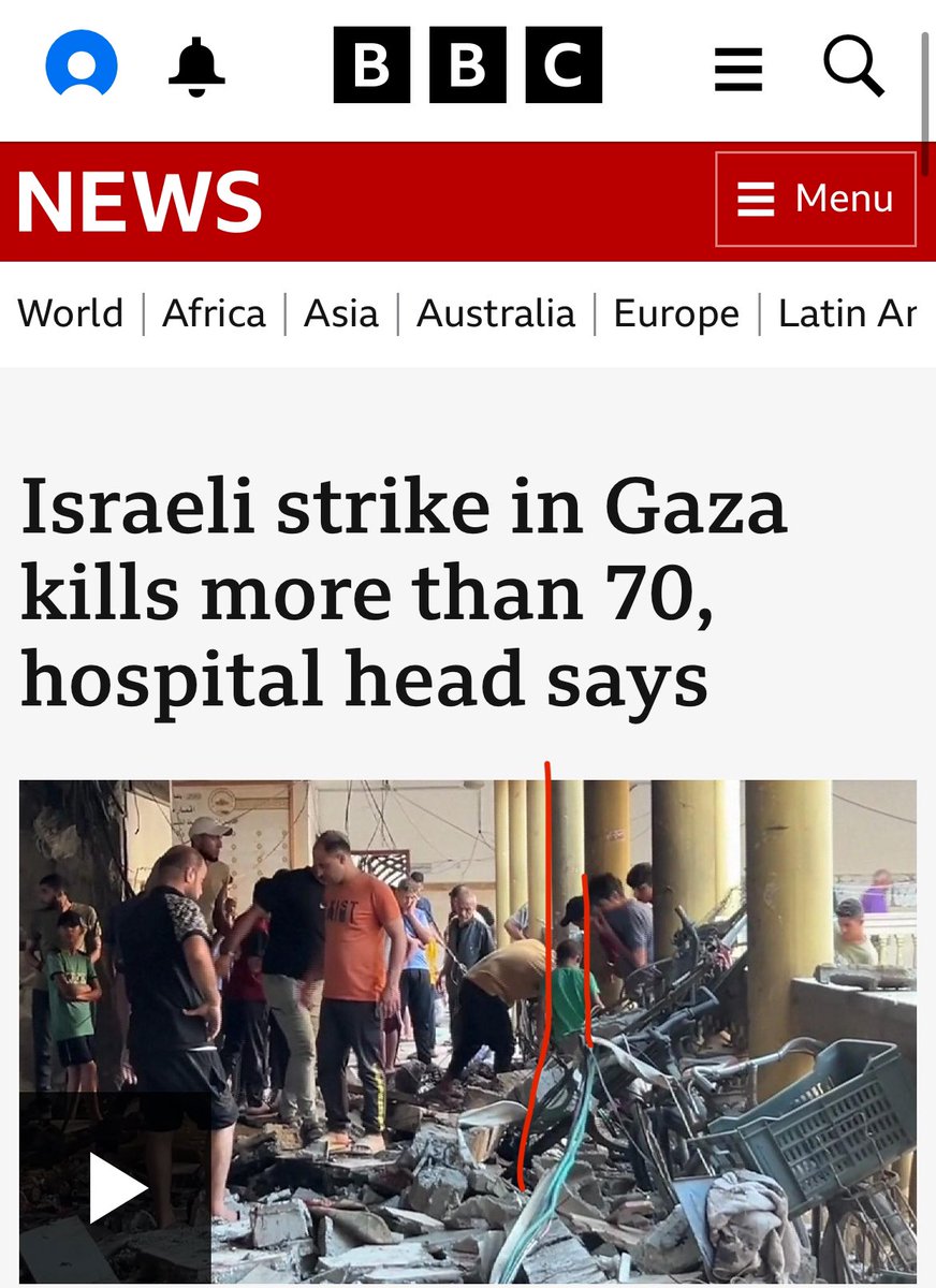 Difficult to imagine any other situation where the headline wouldn’t mention that the strike was on a school