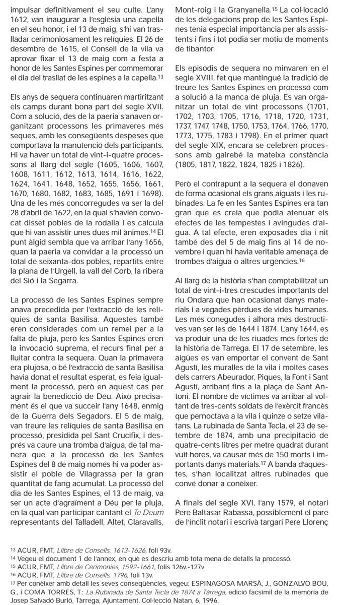 Vakapiupiu's tweet photo. I aiguats tràgics 17 setembre 1644 a Tàrrega. #rubinada #robinada
O Sta Tecla de 1874.
Què tindrà Targa amb tantes desgràcies? https://t.co/D3ASwB3eiH