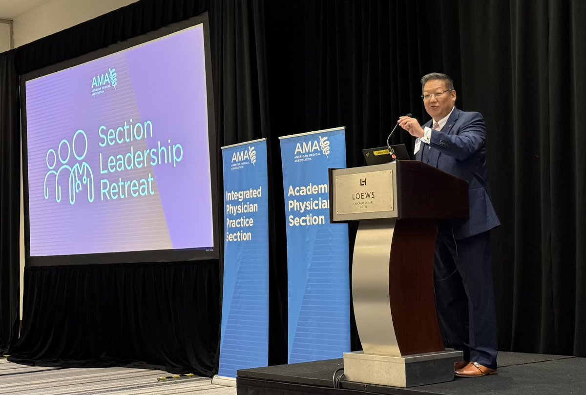 Business is starting at the <a href="/AmerMedicalAssn/">AMA</a> Section Leadership Retreat. Proud to represent America’s residents and fellows along with my governing council in the AMA’s annual meeting of section leaders.