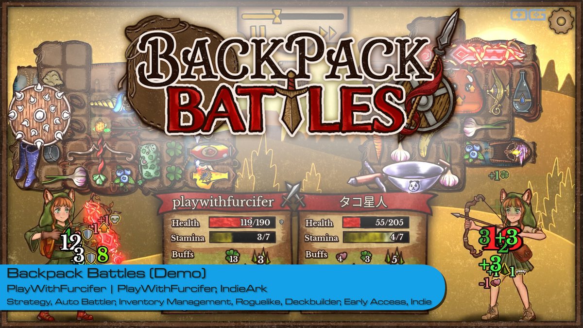 OverageGmngCom's tweet photo. OG plays Backpack Battles (Demo)!
https://t.co/TWE3oOQEWf
Like & Sub!
@TweetFurcifer
@IndieArk_Games
#backpackbattles #autobattle #inventory #management #roguelike #IndieGameTrends #IndieWatch #IndieDev #GameDev #IndieGameDev #IndieGame #IndieGames #Gameplay #letsplay #gaming https://t.co/tpMHB3uhAo