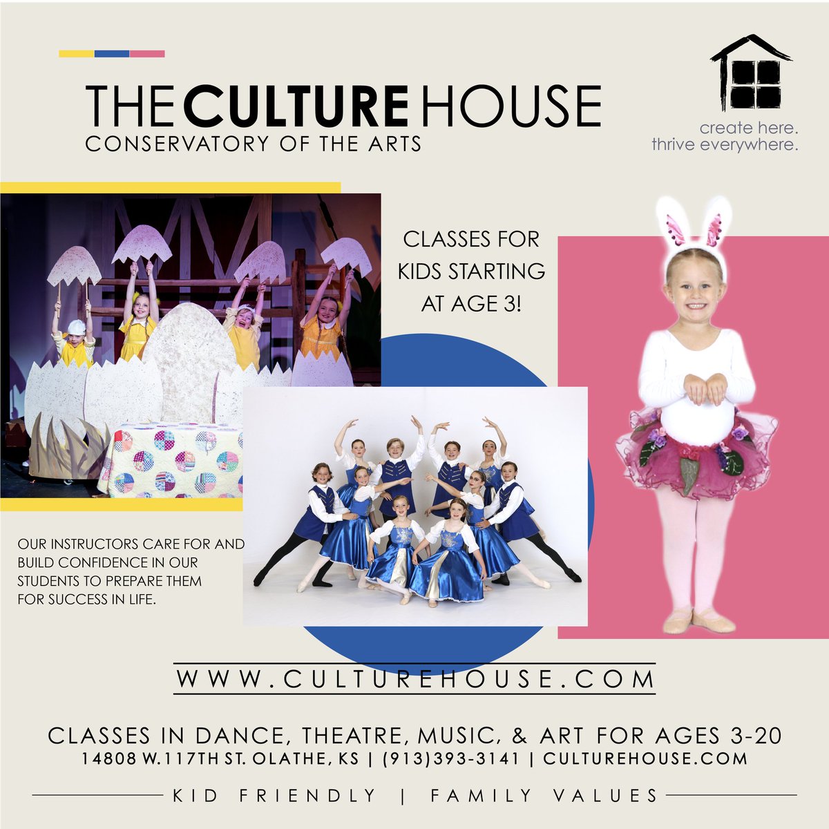 Culture House Enrollment is open! New Art Classes - Digital Art plus Dance, Theater and Music! bit.ly/4clA0ak
