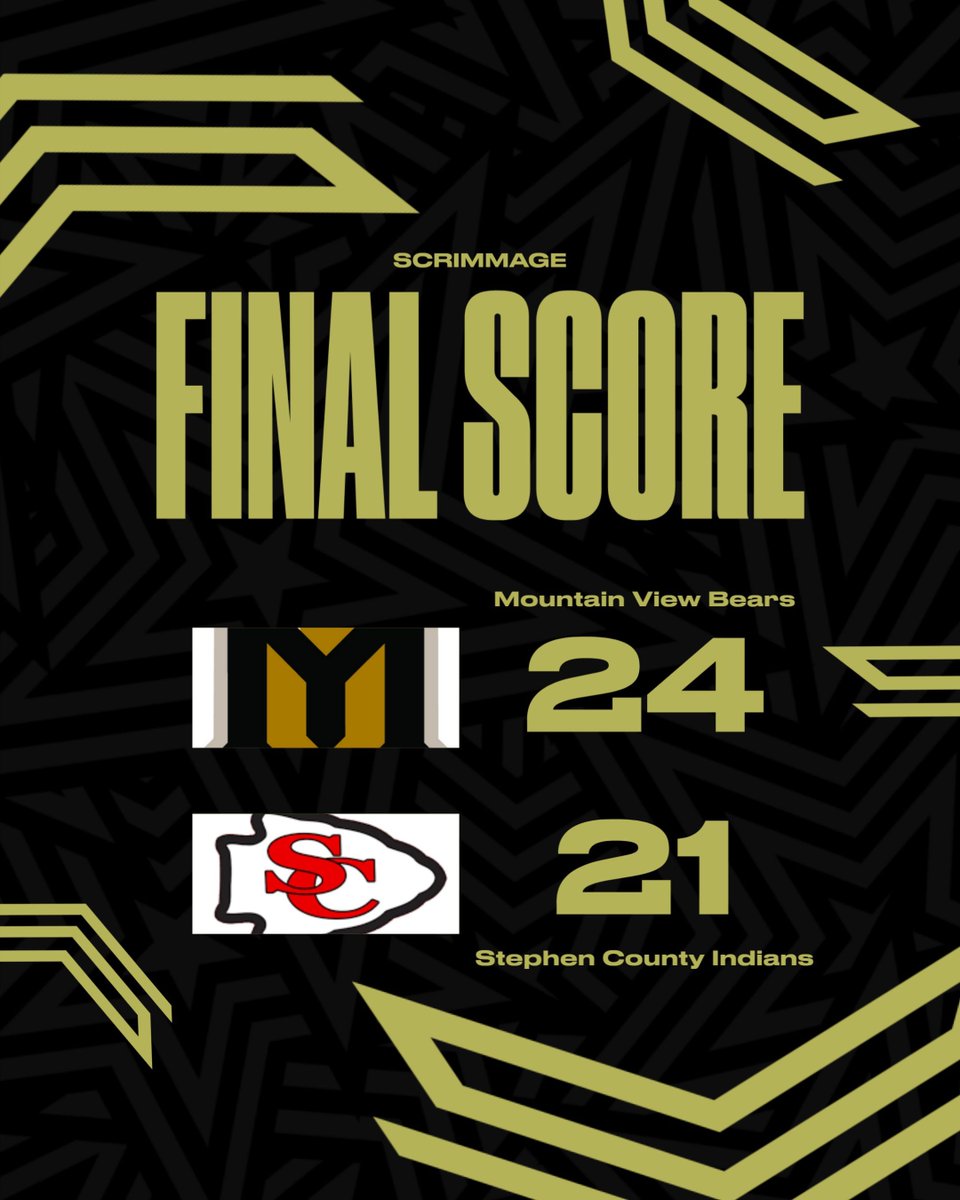 Mountain View Bears Football tweet media