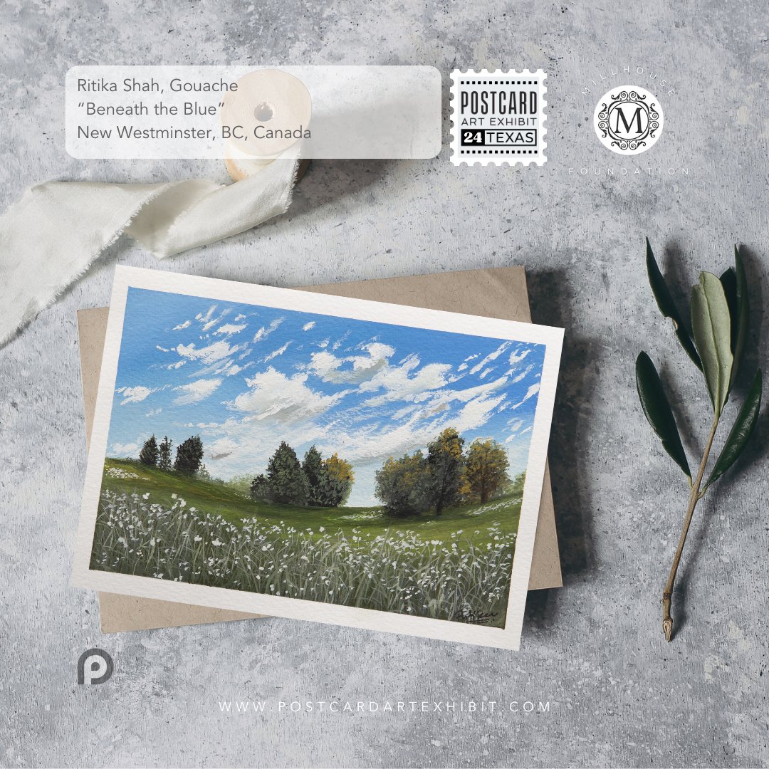 PAEartforacause's tweet photo. This lovely art card arrived in support of @millhousemck - This year we are about artists supporting artists in #postcardartexhibit24! Thank you, Ritika Shah (not on X) Follow @millhousemck #postcardartexhibit #artistssupportingartists #artforacause #artistshelpingartists https://t.co/Iz5KGAm9dj