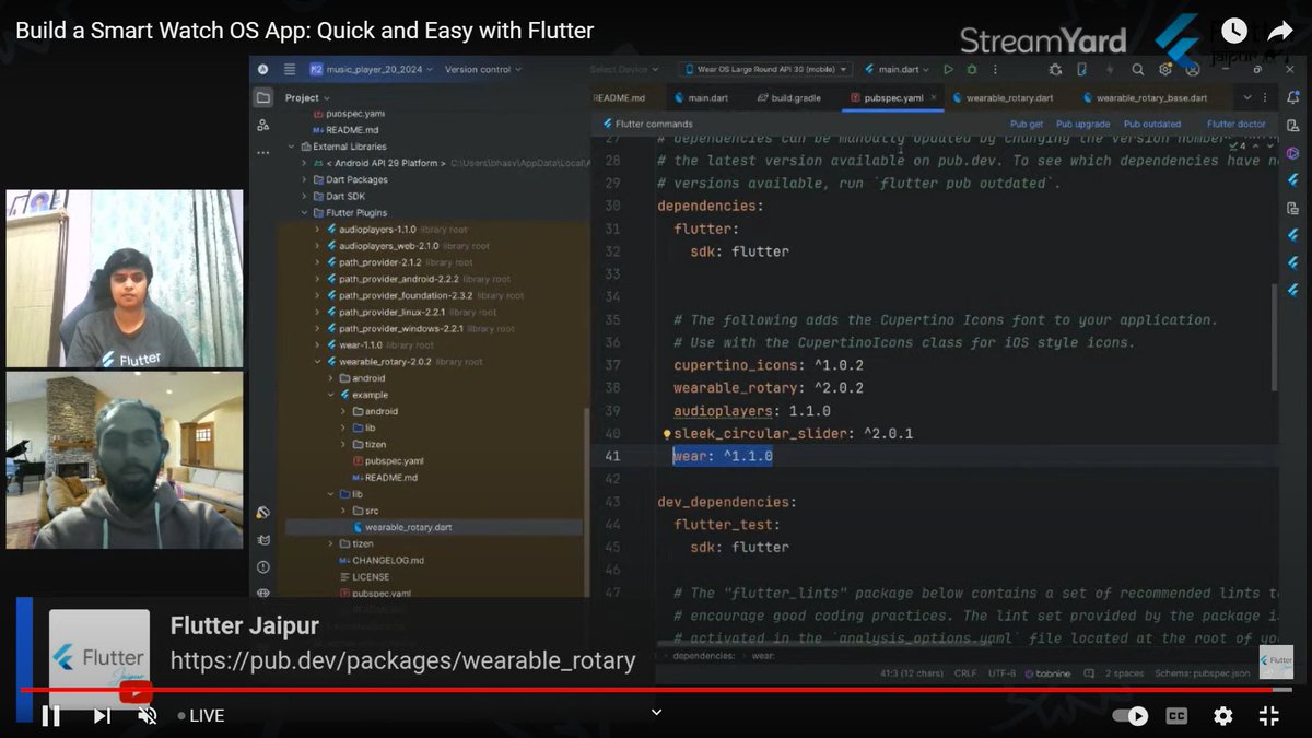 Hope you all are making watch app with us on youtube.com/live/QR-XdaVsB…
