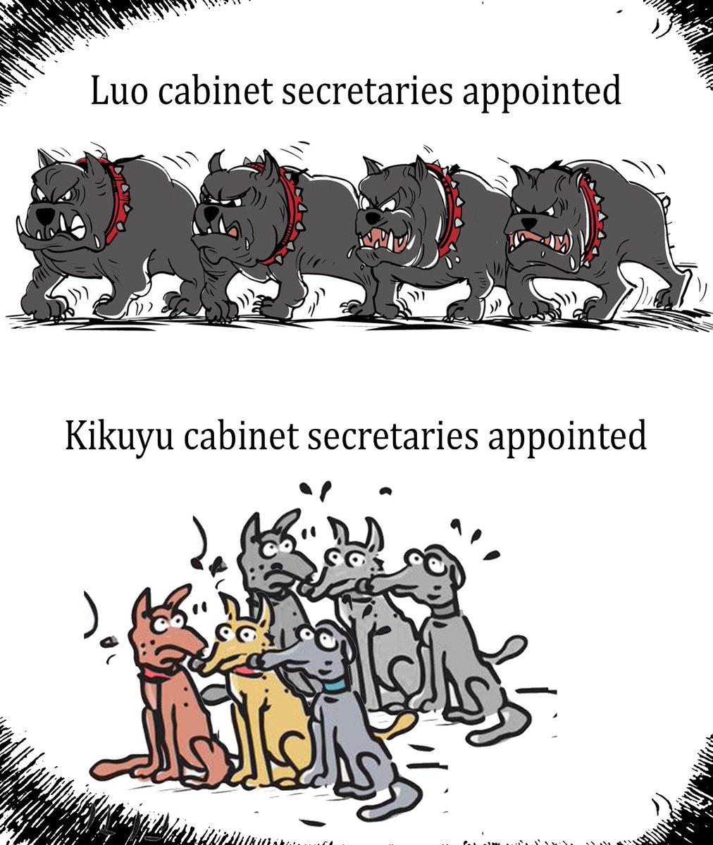 MutahiNgunyi's tweet photo. Dear crying Kikuyus: This is your cabinet in a picture. And Ruto has 3 years to create new Kikuyu leaders as you play hard-to-get. In the meantime, Luos in govt will work WONDERS. Watch and see how things are DONE.