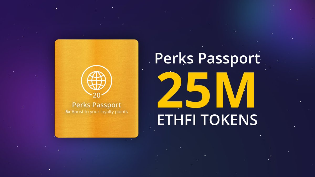 🌎 Our Season 3: Perks Passport is LIVE!

Season 3 is runs from Jul 1 to Sep 14 with 25M ETHFI tokens allocated to this season!

Join Season 3: Stake now 👉f.bgtlal.net