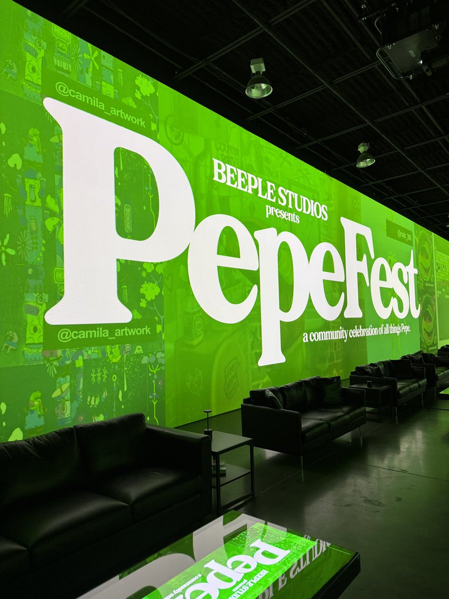 GM!!!!  PepeFest doors open at noon!!! 🤘