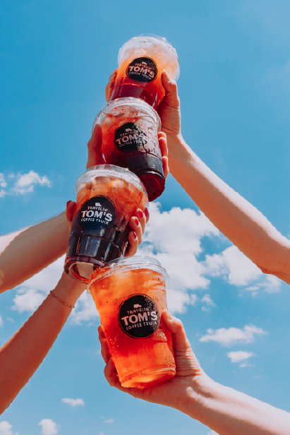Refreshers!!!

Sip, sip, ahh! Have you tried Tom's Refreshers? 

Two new flavors, Strawberry Açaí, and Peach Mango, are available. Which will you enjoy?

Book Today!
WillRod@TravelinTomsCoffee.com