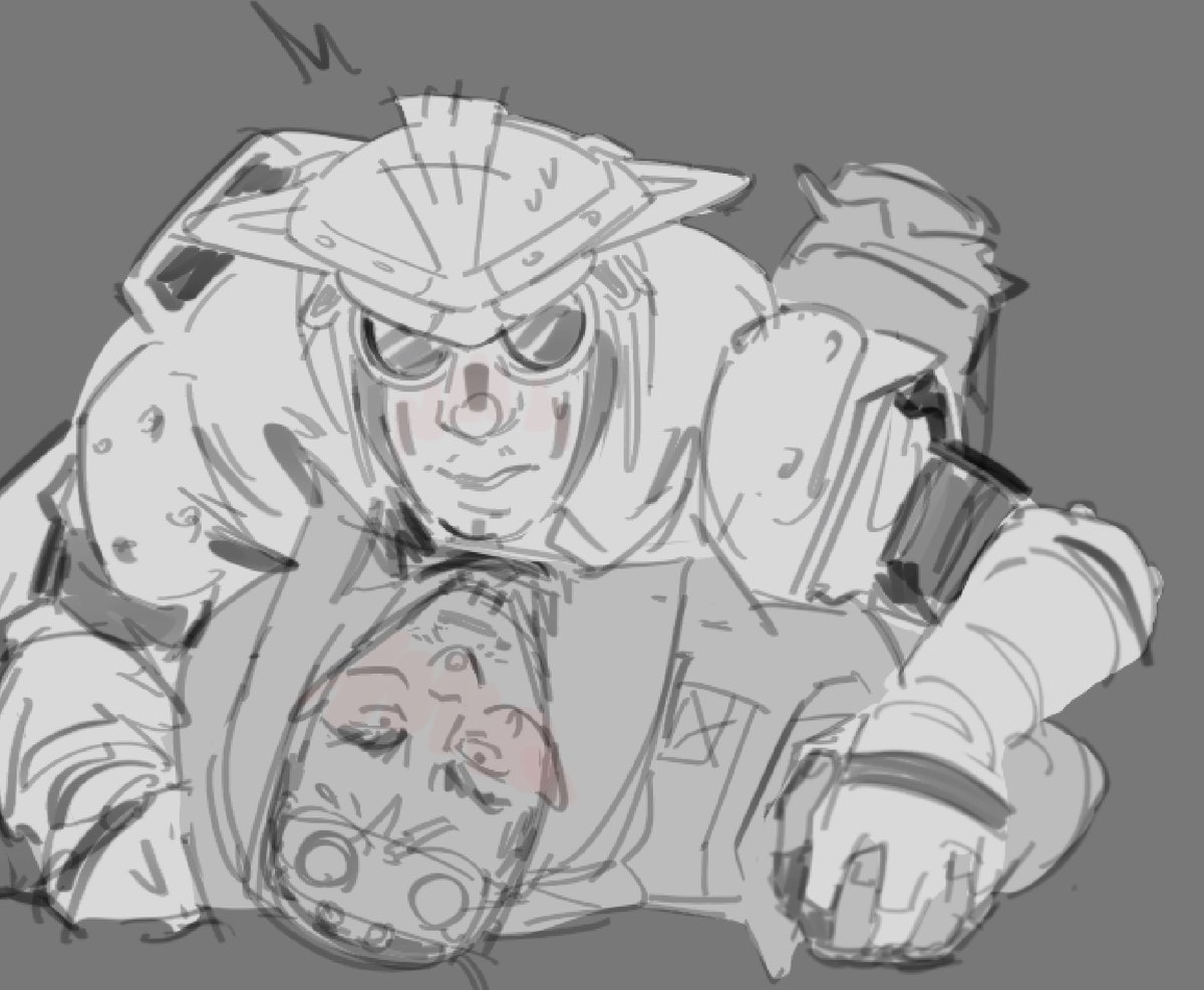 JuiceBoxBird's tweet photo. octhound doodles while i test some brushes #octhound #apexlegends https://t.co/zfzvsNT4U2